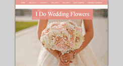 Desktop Screenshot of idoweddingflowers.net